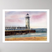 Manistee North Pierhead Light Poster (Voorkant)