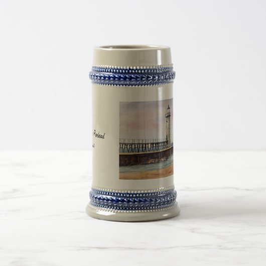 Manistee North Pierhead Light Stein Bierpul (Center)