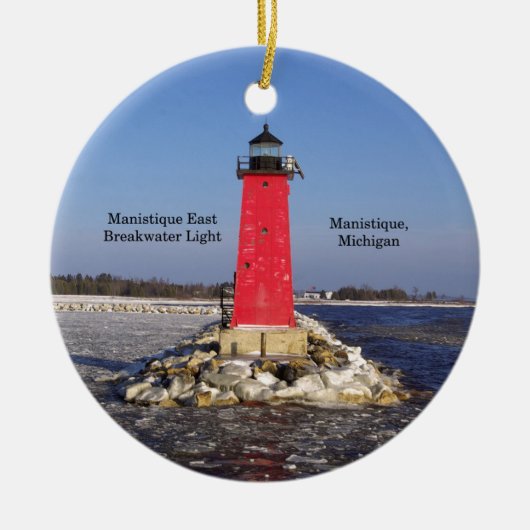 Manistique East Breakwater Light ornament (Voorkant)