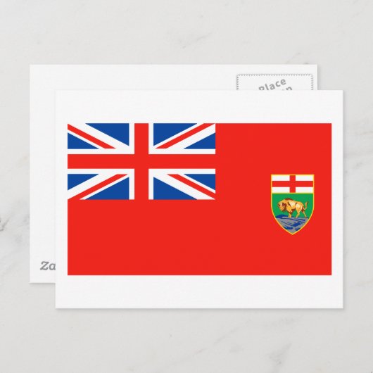 MANITOBA BRIEFKAART (Voorkant / Achterkant)
