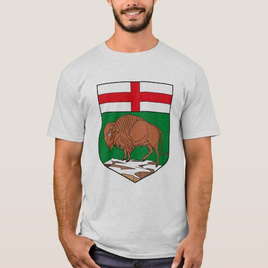 Manitoba Coat of Arms T-shirt (Voorkant)