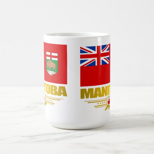 Manitoba Flag Koffiemok (Center)