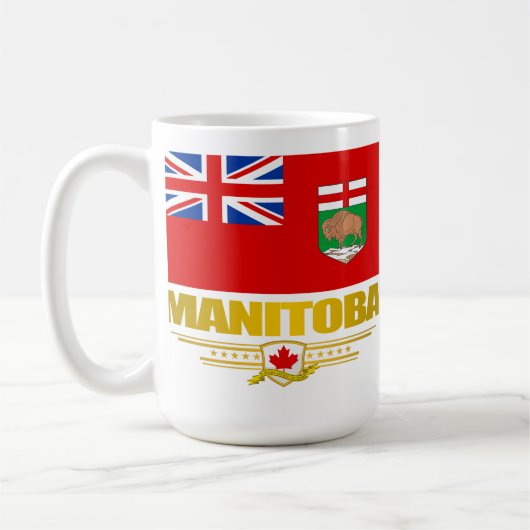 Manitoba Flag Koffiemok (Links)