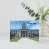 Manitoba Legislative Building Manitoba Canada Briefkaart (Staand voorkant)