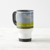 Manitoba Mok Prairie Landschap Travel Mugs Cups (Voorkant links)