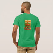 MANITOBA. T-shirt RETRO LS (Dos entier)