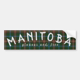 Manitoba Tartan Bumpersticker