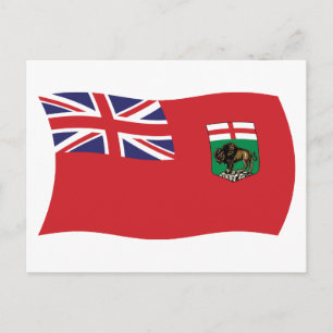 Manitoba Vlag Postkaart