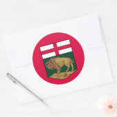 Manitoba-wapenmantel - CANADA Ronde Sticker (Envelop)