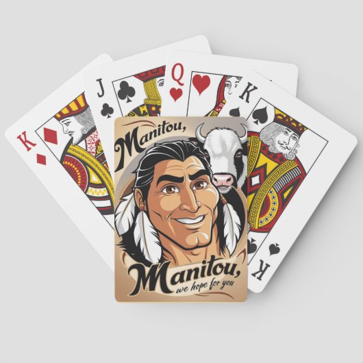 Manitou Pokerkaarten (Achterkant)