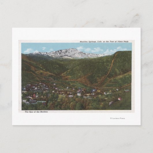 Manitou Springs, CO - De spa van de Rockies Briefkaart (Voorkant)