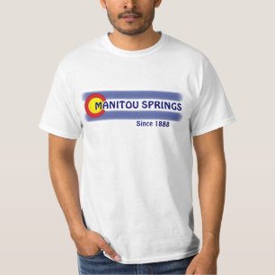 Manitou Springs Colorado t-shirt lokale waarde vla
