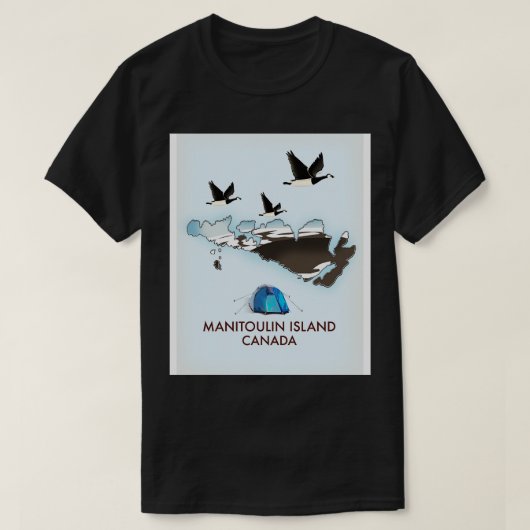 Manitoulin Island, Canada T-shirt (Design voorkant)