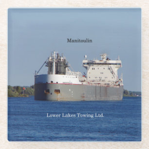 Manitoulin LLC-onderzetter van glas Glazen Onderzetter