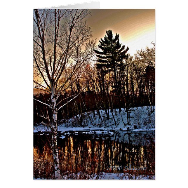 Manitowish Winter Card (Voorkant)