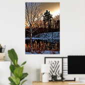 Manitowish Winter Poster (Thuiskantoor)