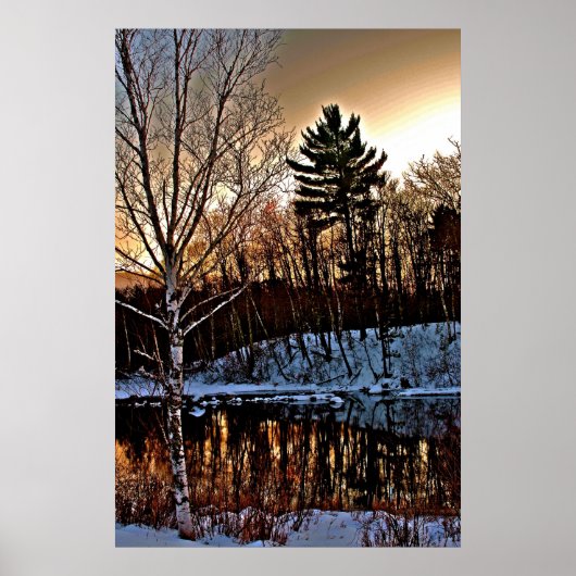 Manitowish Winter Poster (Voorkant)