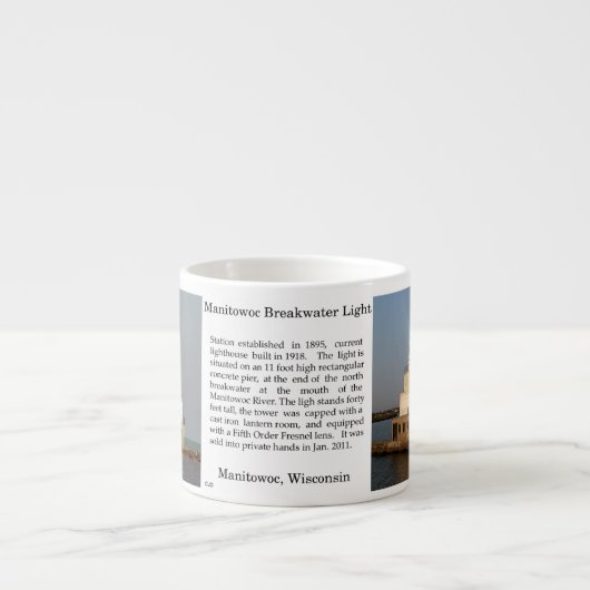 Manitowoc Breakwater Light espresso mok (Voorkant)