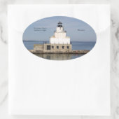 Manitowoc North Breakwater Light autocollant (Sac)