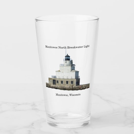 Manitowoc North Breakwater Light glass Glas (Voorkant)