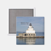 Manitowoc North Breakwater Light magnet Magneet (Voorkant / Achterkant)