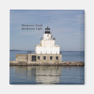 Manitowoc North Breakwater Light magnet Magneet