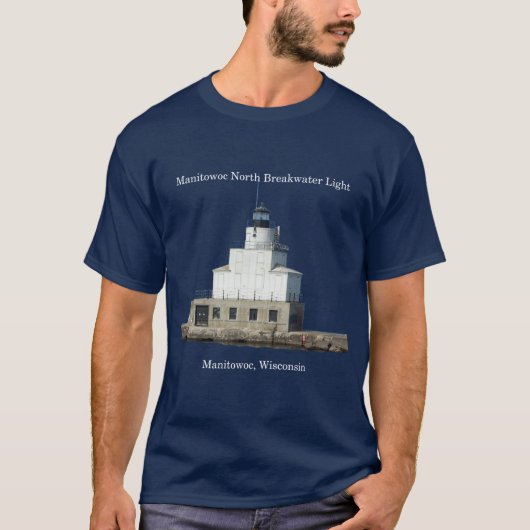 Manitowoc North Breakwater Light shirt dark (Voorkant)