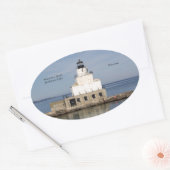Manitowoc North Breakwater Light sticker (Envelop)