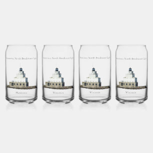 Manitowoc North Breakwater Light vitre