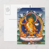 MANJUSHRI DE MYTHOLOGIE VAN TIBET BRIEFKAART (Voorkant / Achterkant)