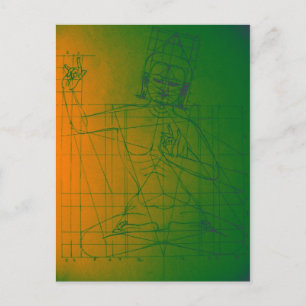 Manjushri Sketch Briefkaart