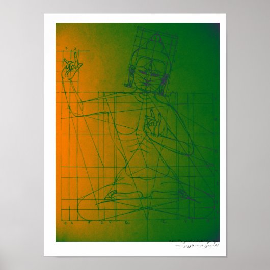 Manjushri Sketch Poster (Voorkant)