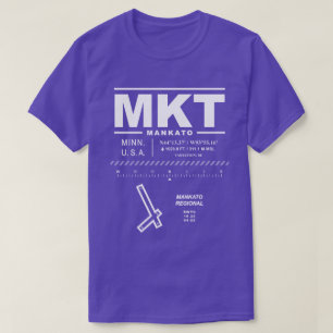 Mankato Regional Airport MKT T-shirt