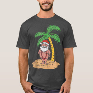 Mankini Santa Summer Swimsuit grappige kerst in J T-shirt