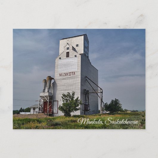 Mankota Grain Elevator Briefkaart (Voorkant)