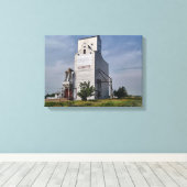 Mankota Grain Elevator Canvas Afdruk (Insitu (Houten vloer))