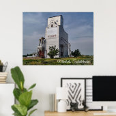 Mankota Grain Elevator Poster (Thuiskantoor)