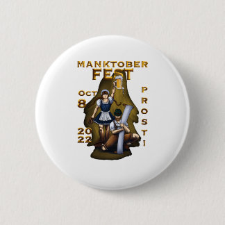 Manktoberfest-vector Ronde Button 5,7 Cm