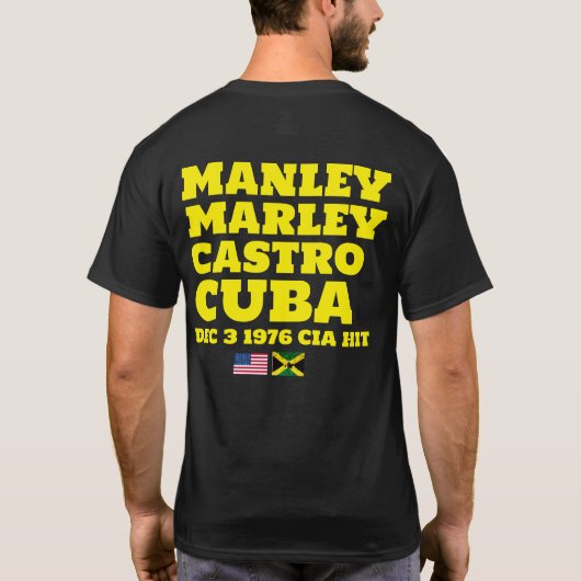 MANLEY MARLEY CASTRO T-shirt noir de base (Dos)