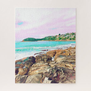 Manly Beach Ocean surf Australië reizen Legpuzzel