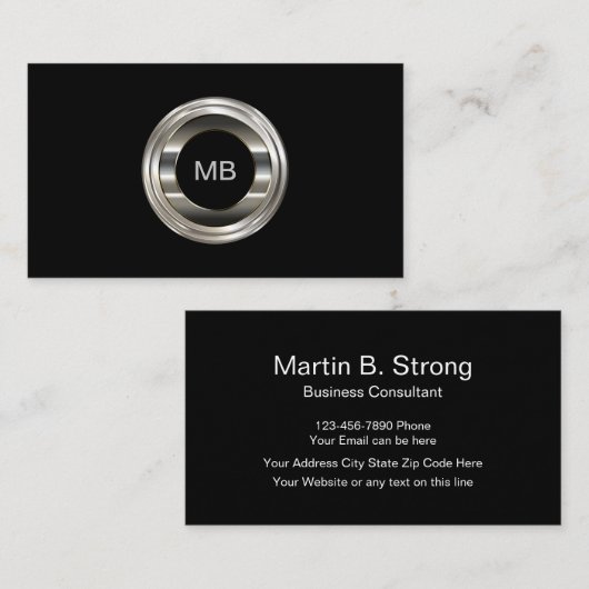 Manly Consultant Cartes de visite (Devant / Derrière)