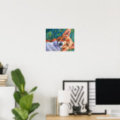 Manly Corgi Poster (Thuiskantoor)