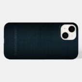 Manly Executive Design met naam voor mannen Case-Mate iPhone Case (Achterkant (horizontaal))