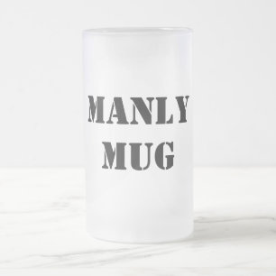 Manly Funny Typografie Matglas Bierpul
