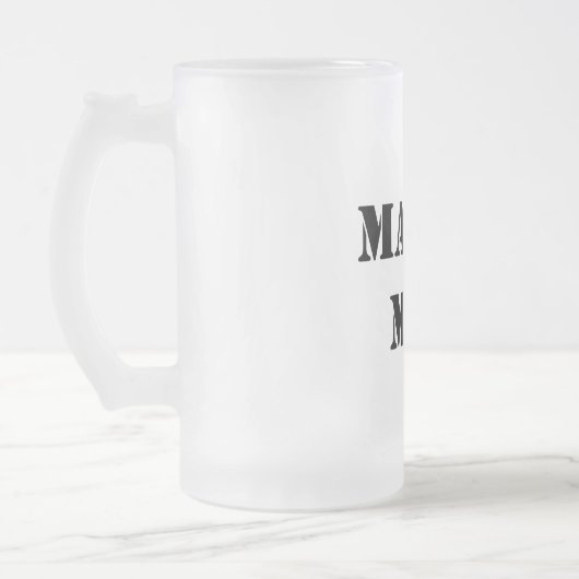 Manly Funny Typografie Matglas Bierpul (Links)