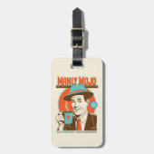 Manly Mojo Coffee Bagagelabel (Voorkant verticaal)