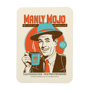 Manly Mojo Coffee Magneet