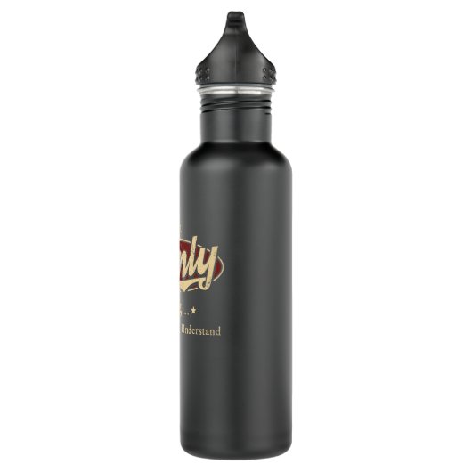 Manly Nom Bouteille d'eau cadeau (Droite)