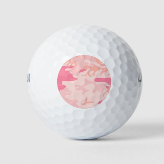 Manly Pink Camo Golfballen (Voorkant)