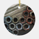 Manly Textures Keramisch Ornament (Voorkant)